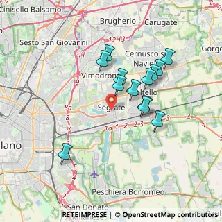 Mappa Via Amedeo Modigliani, 20054 Segrate MI, Italia (3.15)