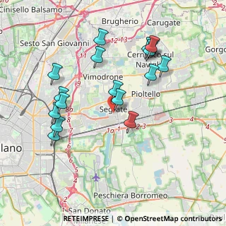 Mappa Via Amedeo Modigliani, 20054 Segrate MI, Italia (3.92471)