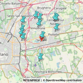 Mappa Via Amedeo Modigliani, 20054 Segrate MI, Italia (4.02917)