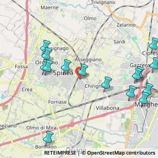 Mappa Via Unità, 30038 Spinea VE, Italia (2.636)