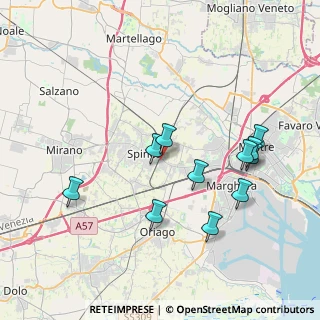 Mappa Via Benvenuto Cellini, 30038 Spinea VE, Italia (3.75545)