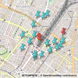 Mappa Via Sammartini Giovanni Battista, 20125 Milano MI, Italia (0.472)