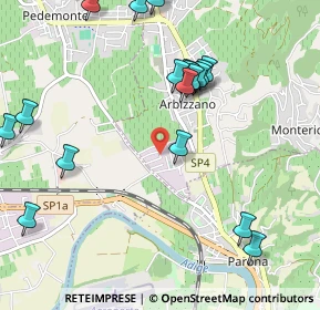 Mappa Via Torino, 37024 Arbizzano-Santa Maria VR, Italia (1.2625)