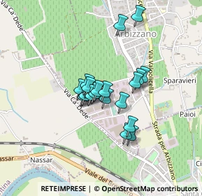 Mappa Via Torino, 37024 Negrar di Valpolicella VR, Italia (0.287)