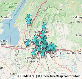 Mappa Via Torino, 37024 Arbizzano-Santa Maria VR, Italia (9.90667)