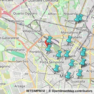 Mappa Via Gran S. Bernardo, 20123 Milano MI, Italia (2.67667)