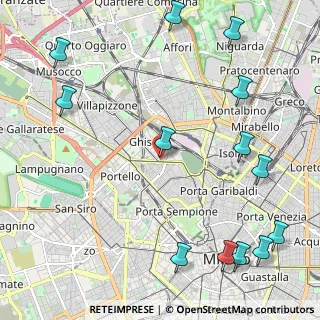 Mappa Via Gran S. Bernardo, 20123 Milano MI, Italia (2.98385)