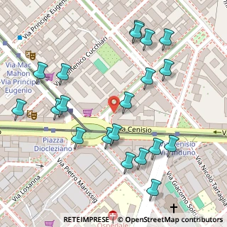 Mappa Via Gran S. Bernardo, 20123 Milano MI, Italia (0.1455)