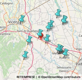 Mappa SS 11, 36040 Grisignano di , Italia (7.48067)