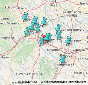 Mappa SS 11, 36040 Grisignano di , Italia (10.95846)