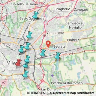 Mappa Via Martiri di Cefalonia, 20054 Segrate MI, Italia (4.86455)