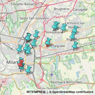 Mappa Via Martiri di Cefalonia, 20054 Segrate MI, Italia (4.256)
