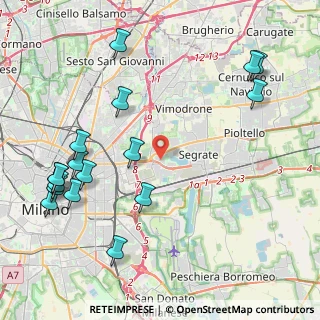 Mappa Via Martiri di Cefalonia, 20054 Segrate MI, Italia (5.26471)