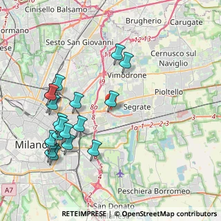 Mappa Via Martiri di Cefalonia, 20054 Segrate MI, Italia (4.477)