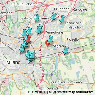 Mappa Via Martiri di Cefalonia, 20054 Segrate MI, Italia (4.001)