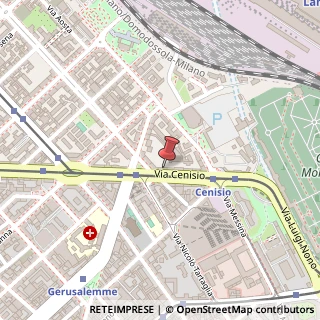 Mappa Via Cenisio, 12, 20154 Milano, Milano (Lombardia)