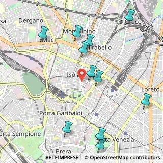 Mappa COPERNICO Isola for, 20124 Milano MI, Italia (1.22364)