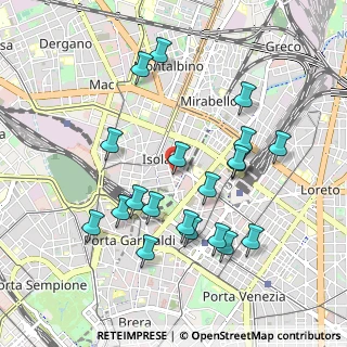 Mappa COPERNICO Isola for, 20124 Milano MI, Italia (0.962)