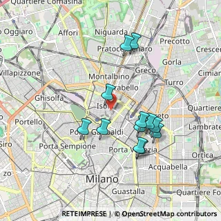 Mappa COPERNICO Isola for, 20124 Milano MI, Italia (1.70917)