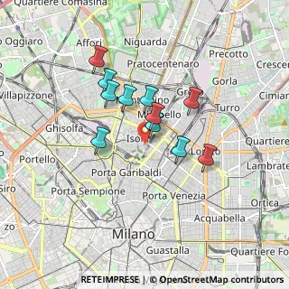 Mappa COPERNICO Isola for, 20124 Milano MI, Italia (1.34)