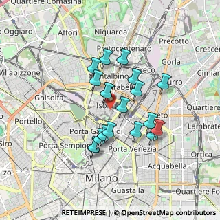 Mappa COPERNICO Isola for, 20124 Milano MI, Italia (1.41579)