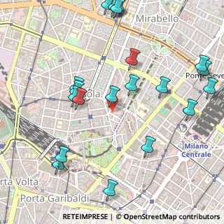 Mappa COPERNICO Isola for, 20124 Milano MI, Italia (0.631)