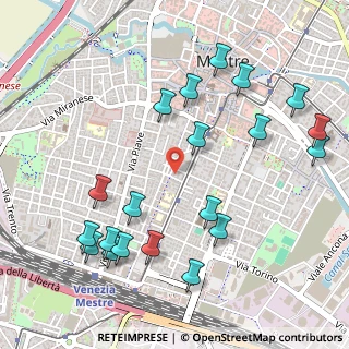 Mappa Via Arnaldo Fusinato, 30171 Venezia VE, Italia (0.598)