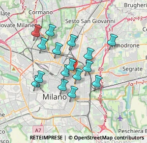 Mappa Via Beroldo, 20127 Milano MI, Italia (2.92313)