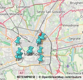 Mappa Via Beroldo, 20127 Milano MI, Italia (3.65727)