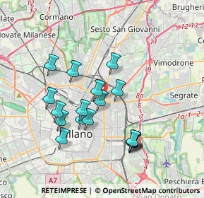 Mappa Via Beroldo, 20127 Milano MI, Italia (3.29)