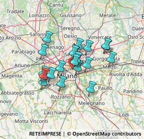 Mappa Via Beroldo, 20127 Milano MI, Italia (9.8365)