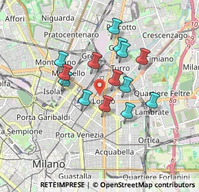 Mappa Via Beroldo, 20127 Milano MI, Italia (1.40143)