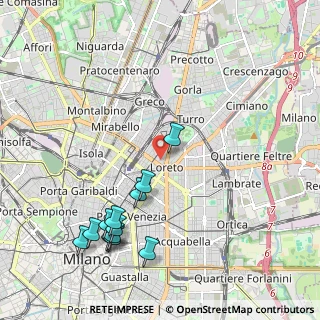 Mappa Via Beroldo, 20127 Milano MI, Italia (2.385)