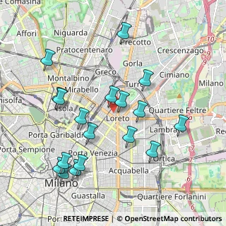 Mappa Via Beroldo, 20127 Milano MI, Italia (2.09944)