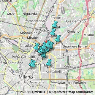 Mappa Via Beroldo, 20127 Milano MI, Italia (1.12294)