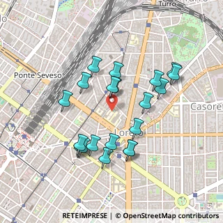 Mappa Via Beroldo, 20127 Milano MI, Italia (0.4305)