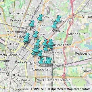 Mappa Via Privata Mario Bianco, 20131 Milano MI, Italia (1.4875)