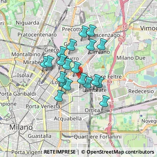 Mappa Via Privata Mario Bianco, 20131 Milano MI, Italia (1.369)
