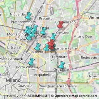 Mappa Via Privata Mario Bianco, 20131 Milano MI, Italia (1.48563)