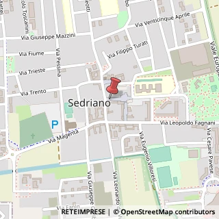 Mappa Piazza del Seminatore, 14, 20018 Sedriano, Milano (Lombardia)