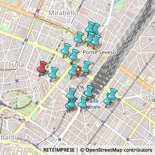 Mappa Via Privata Leopoldo Gasparotto, 20124 Milano MI, Italia (0.4125)
