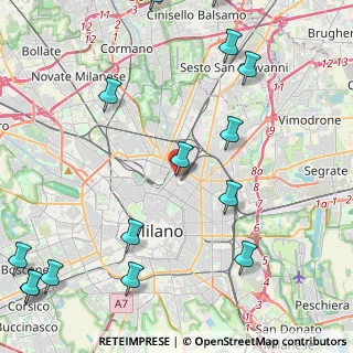 Mappa Via Privata Leopoldo Gasparotto, 20124 Milano MI, Italia (6.32)