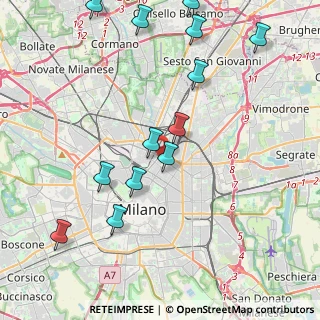 Mappa Via Privata Leopoldo Gasparotto, 20124 Milano MI, Italia (4.75615)
