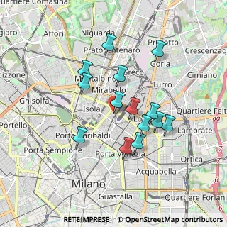 Mappa Via Privata Leopoldo Gasparotto, 20124 Milano MI, Italia (1.53429)