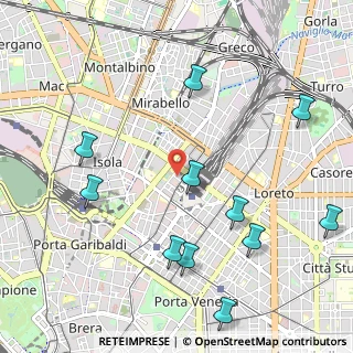 Mappa Via Privata Leopoldo Gasparotto, 20124 Milano MI, Italia (1.24182)