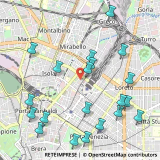Mappa Via Privata Leopoldo Gasparotto, 20124 Milano MI, Italia (1.3305)