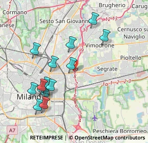 Mappa Via Privata Ofanto, 20134 Milano MI, Italia (4.04533)