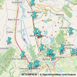 Mappa Via Adriano Olivetti, 10016 Montalto Dora TO, Italia (2.89842)