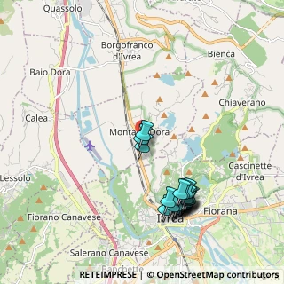 Mappa Via Adriano Olivetti, 10016 Montalto Dora TO, Italia (2.144)