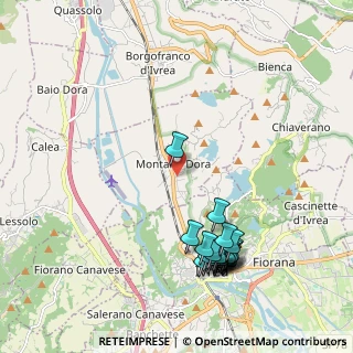 Mappa Via Adriano Olivetti, 10016 Montalto Dora TO, Italia (2.329)